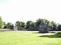 Irlande, Co Galway, Killarone, Aughnanure Castle, Interieur des remparts